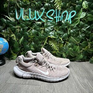 Nike Free Run Nature Women’s Running Shoes Sz 9 Pink White Sneakers